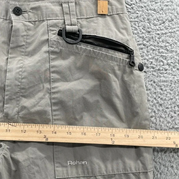Rohan Hiking Pants Men's 33x31* Beige Canvas Gorpcore Utility Workwear Camping